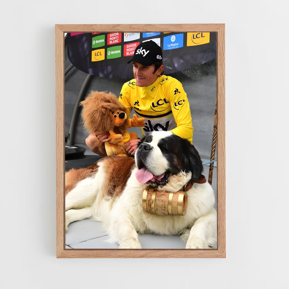 Poster Criterium de dauphine – affiche Cyclisme (vue 4)